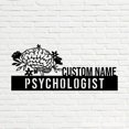 thumbnail image 5 of Handmadetneonsign Psychologist Metal Nameplate, Psychologist Desk Nameplate, Doctor Desk Name Plate Decor, 5 of 5