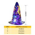 thumbnail image 2 of Zufioo SpongeBob SquarePants Cape à Capuche Imprimée pour Jeunes, Jeu de Rôle, Costumes de Performance de Scène, Costumes de Festival d'Halloween et Costumes de Fête - Grand, 2 of 7