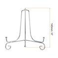thumbnail image 2 of Uxcell 2Pack 6 Inch Plate Stands for Display Iron Folding Easel Plate Holders, Silver, 2 of 5