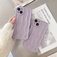 thumbnail image 3 of ORUYROP Designed for iPhone 15 Pro Max Case,Water Ripple Pattern Curly Wave Frame Soft Cute Phone Cover for Men Women Girls（iPhone 15 Pro Max,Taro Purple）, 3 of 7