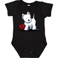 thumbnail image 3 of Inktastic Westie with Ball Boys or Girls Baby Bodysuit, 3 of 5