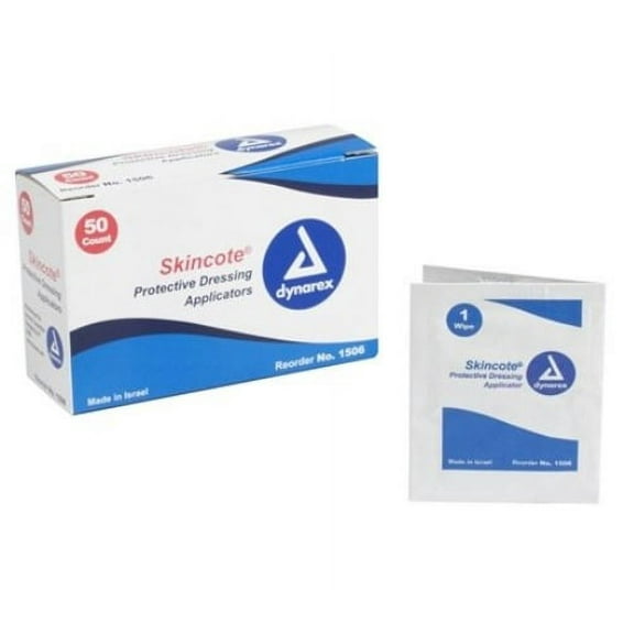 Dynarex Skincote Protective Dressing Applicators-Box of 50