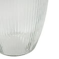 thumbnail image 6 of DecMode 12" Ribbed Glass Vase, 6 of 13