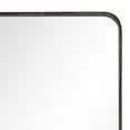 thumbnail image 4 of Benjara BM239338 36 in. Rectangular Metal Wall Mirror with Round Corners, Bronze, 4 of 5