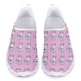 thumbnail image 1 of Zapatos casuales con estampado de conejito de enfermera de dibujos animados lindos para damas, zapatillas planas cómodas de verano para mujeres, zapatos de enfermera de trabajo de hospital para mujere, 1 of 5