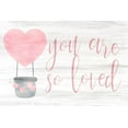thumbnail image 2 of Kimberly, Allen 18x13 White Modern Wood Framed Museum Art Print Titled - You are So Loved pink, 2 of 4
