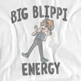 thumbnail image 2 of Blippi Big Blippi Energy Unisex Adult Long-Sleeve T Shirt, White, Medium, 2 of 3
