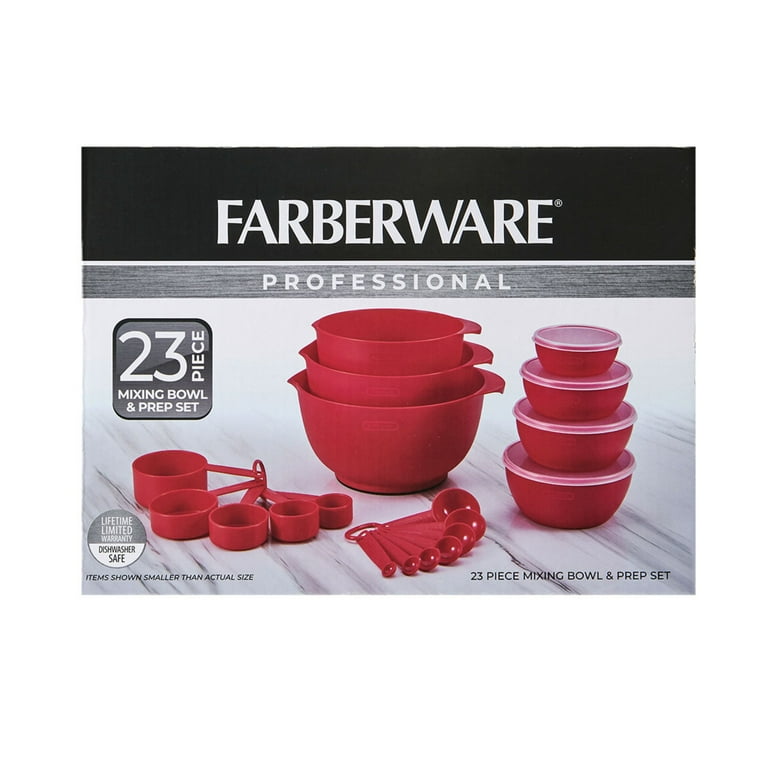Farberware Professional 3-piece Dish Rack Set in Red