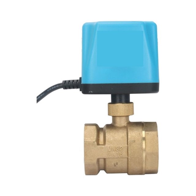 Valve à Bille 3/4 Pouces 1 Pouces Normalement Fermée/ouverte Valve à Bille Motorisée 2 Fils Laiton Électrique Remplacer Électrovalve, Pratique à Utiliser
