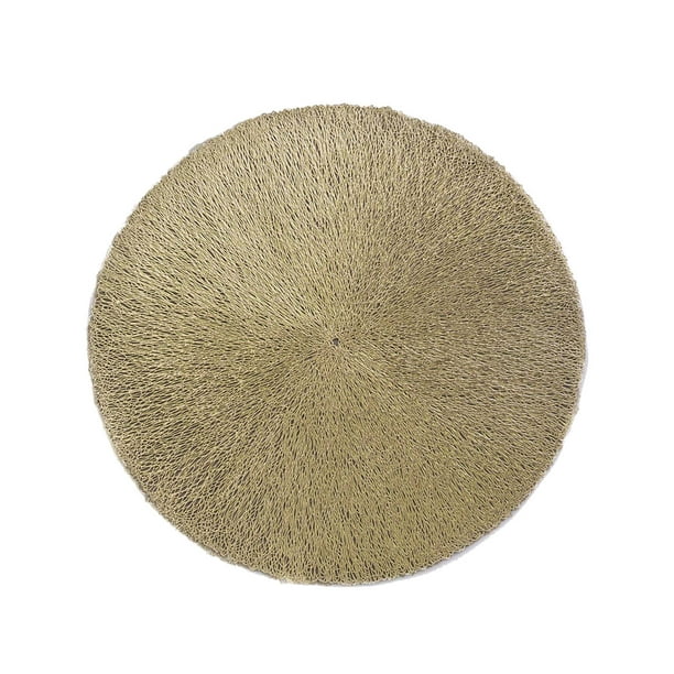 Set de manteles Individuales Vianney Gold circular