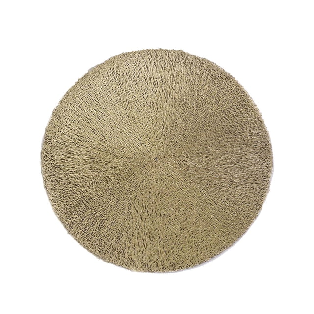 Set de manteles Individuales Vianney Gold circular
