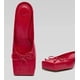 thumbnail image 3 of Sandalias de tacón alto de lujo con punta cuadrada y lazo para mujer, zapatos de fiesta, elegantes, sexys y rojos, de diseñador de marca, 3 of 6