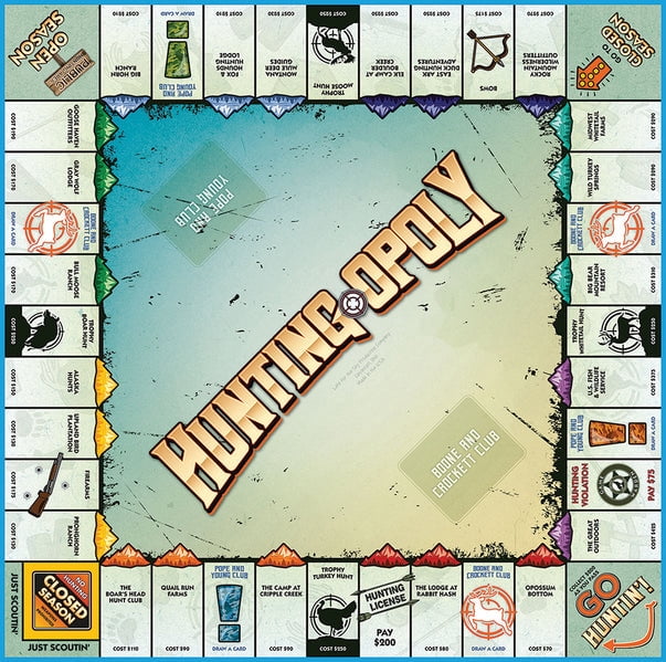 Outset Media Hunting-Opoly Board Game