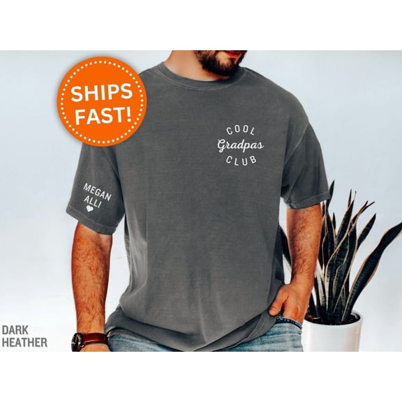 Cool Grandpas Club Shirt, Cool Grandpas Club Shirt For Grandpa Father'S Day New Grandpa Announcement Gift Grandpa (Kc0412) Tshirt All Size S-5XL