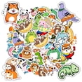 thumbnail image 4 of 35pcs Adorable Animal Stickers Cute Cartoon Sloth Stickers Panda Stickers for Suitcase Laptop Fridge, 4 of 9