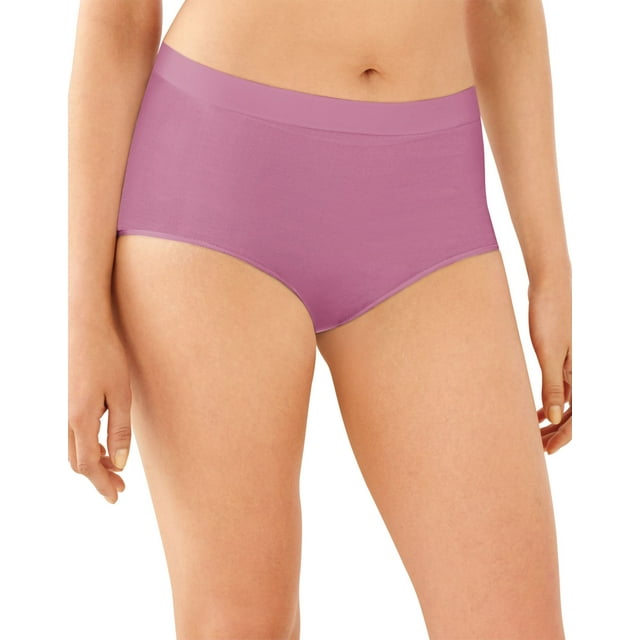 Bali Womens One Smooth U All Around Smoothing Brief, 6, Greenhouse Lavender