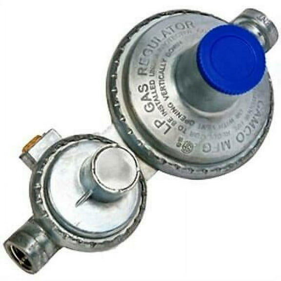 Camco 59322 2 Stage Propane Regulator - Horizontal