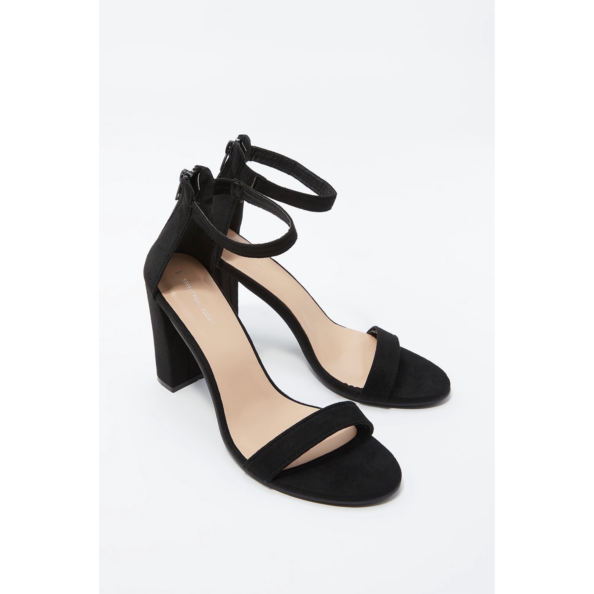 Black going out sandals best sale
