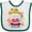 White and Green, variant on Inktastic It's My Birthday Boys or Girls Baby Bib