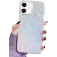 thumbnail image 1 of J.west iPhone 11 Case 6.1 inch,Slim Matte Animal Print Shiny Leopard Pattern Cheetah Soft TPU Shockproof Clear Bumper +, 1 of 5