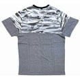 thumbnail image 2 of Ecko Unltd Men's V-Neck T-Shirt Camo Stitched Colorblock Panels Short Sleeve Tee (Small, Grey Marled), 2 of 3