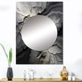 thumbnail image 1 of Designart "Fragmented Grey Geode Art" Spiritual Stone Mirror Wall Decor - Traditional Black Spiritual Large Printed Mirror Wall Decor For Bedroom - 40" x 30" Inch, 1 of 5