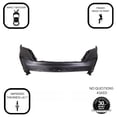 thumbnail image 3 of DCP Front Bumper Cover for Honda Pilot 2023-2024 Primed 04711T90A00ZZ HO1014108, 3 of 7