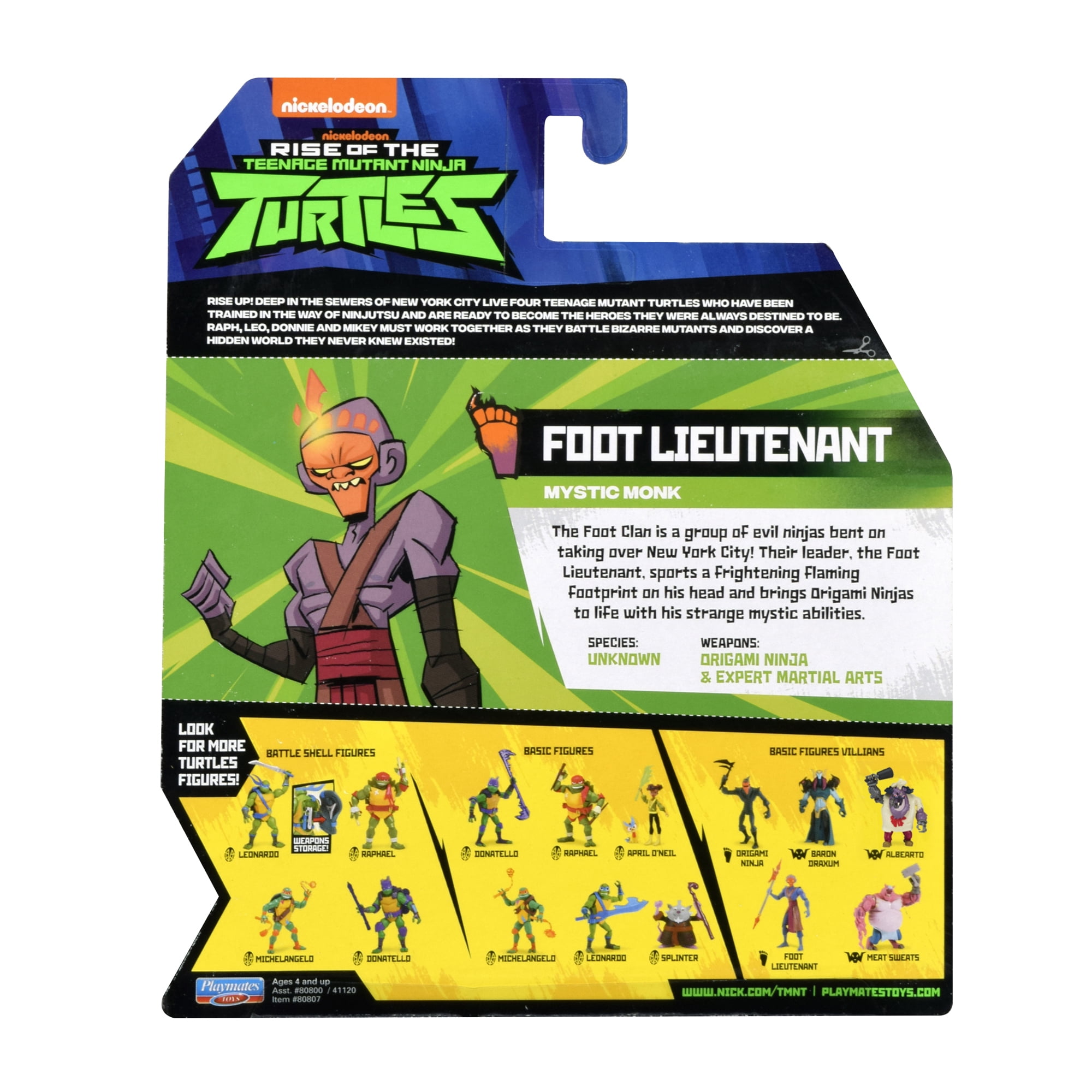 rise of the tmnt foot lieutenant