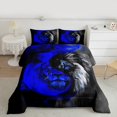 thumbnail image 2 of Manfei Safari Lion Bedding Comforter Set 2pcs, Wild Woodland Animal Twin Comforter Sets, Traditional Yin and Yang Bedding Set, Breathable Home Decor, 2 of 8