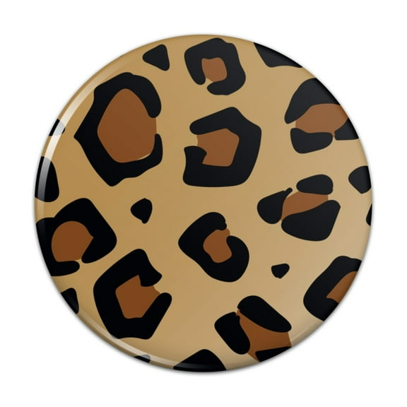 Leopard Print Animal Spots Pinback Button Pin
