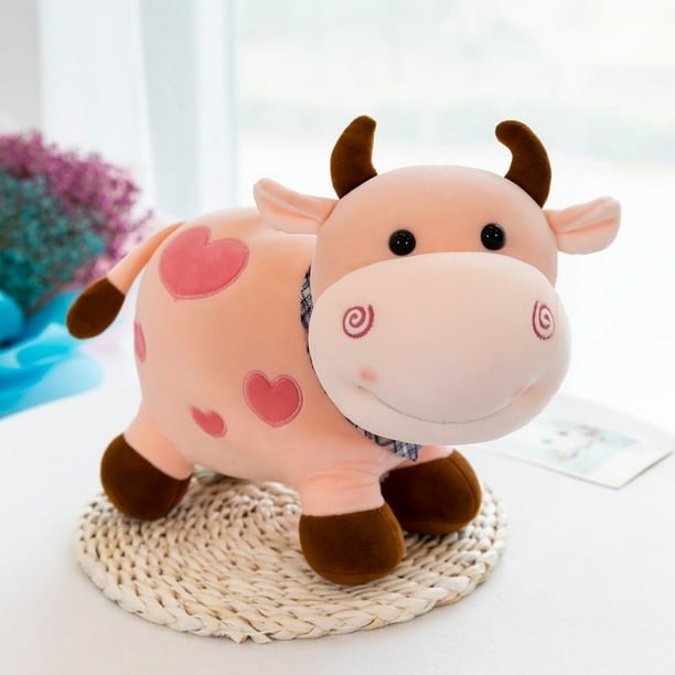 Animaux en Peluche Vache Mignon Vache en Peluche Rose Walmart
