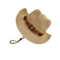 thumbnail image 2 of Sombrero de Vaquero de Verano Minnieouse Estilo Mezclado 2023 para Mujer Caqui, 2 of 6