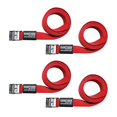 thumbnail image 2 of Boucles de Sangles - Sangles d'Arrimage à Serrage, cAM cargo Utilitaires - 1 Sangle Grand Robuste (72 cAM - Lot de 4, Rouge), 2 of 4