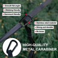 thumbnail image 4 of Automatic Quick-opening Tent-type Camping Hammock With Mosquito Net Lightweight Parachute Hammock For Camping Backpack Trekking Travel Backyard Beach 55”*114” Maximum Load-bearing 441LB, 4 of 7