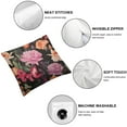 thumbnail image 4 of Nawypu  Throw Pillow Cover Summer Watercolor Floral Peony Romantic Elegant Wild Colorful Nature Rectangular Throw Pillow Covers for Couch Sofa Home Decor 2pcs, 4 of 6