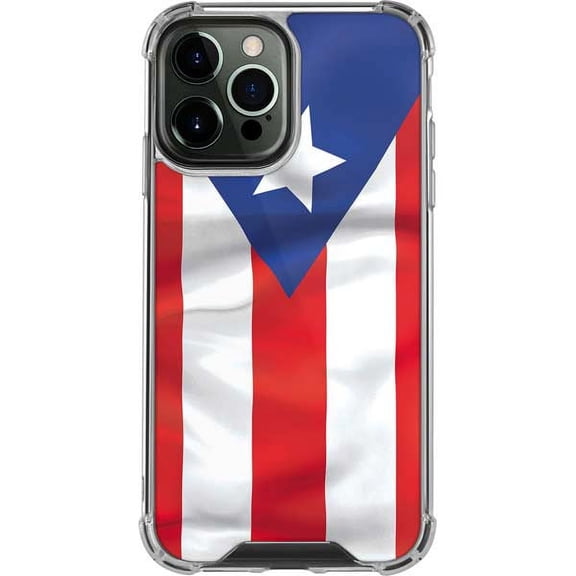 Skinit Countries of the World Puerto Rico Flag iPhone 13 Pro Max Clear Case