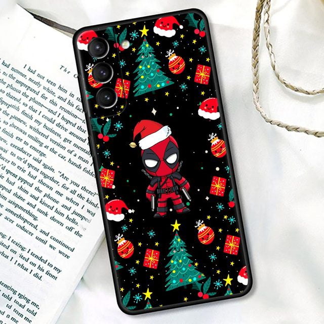Marvel Christmas Avengers Groot Deadpool Funda Para Teléfono Samsung S22 S8 S9 S10 Lite S10e S21 S20 FE Plus Ultra 4G 5G TPU