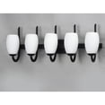 thumbnail image 2 of Maxim 21645SWTXB 32 in. Taylor 5 Light Textured Black Bath Vanity Wall Light - E26 Medium, 2 of 3