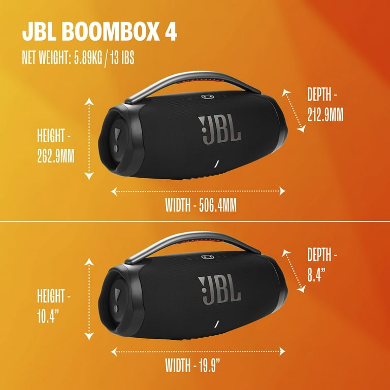JBL Boombox 4 - Most powerful JBL portable waterproof speaker with
