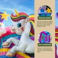thumbnail image 3 of XJUMP Unicorn Inflatable Water Slide Bounce House Combo (with Blower and Pool), 3 of 12