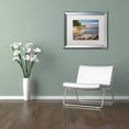 thumbnail image 3 of Trademark Fine Art 'Lighthouse Park' Canvas Art by Pierre Leclerc, White Matte, Silver Frame, 3 of 4