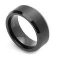 thumbnail image 2 of Men Women Tungsten Carbide Wedding Band Ring 8mm Comfort Fit Beveled Edges For Men & Women, 2 of 3