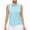 Light Blue, variant on Women's Polo Shirt Quarter Zipper Golf Vest Sleeveless Quick-Drying Sports Polo Shirt Black XL
