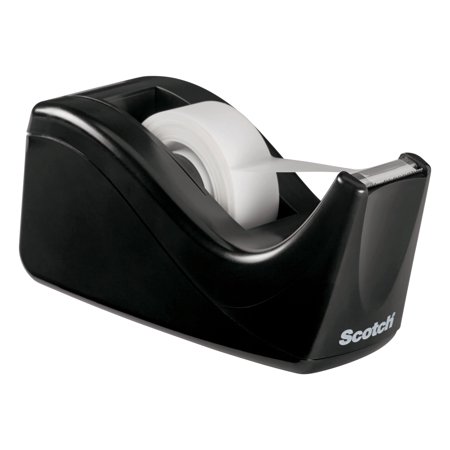 UPC: 0021200977053 | Scotch Desktop Tape Dispenser  Black Two-Tone  1 Dispenser
