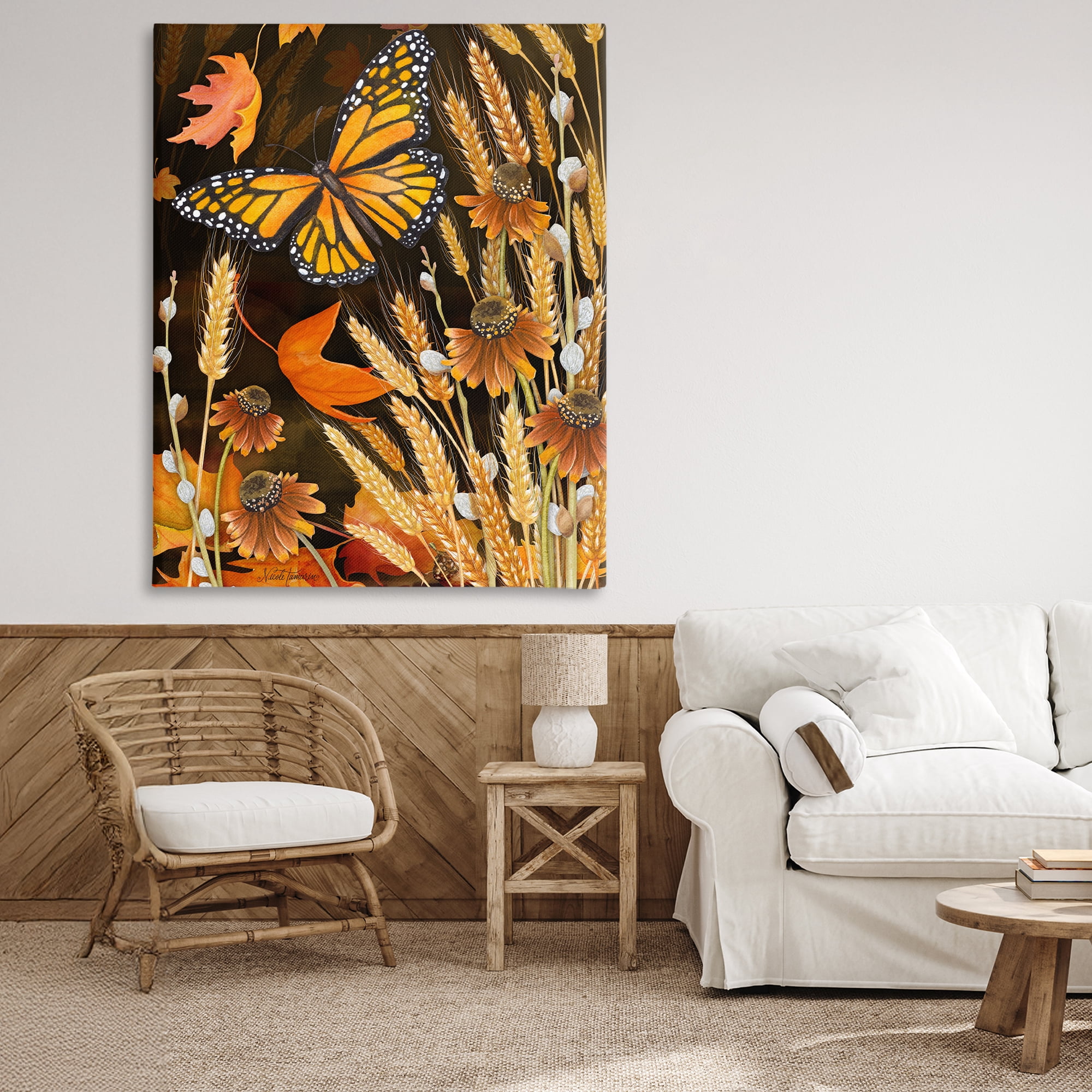 Stupell Industries Fall Motif Midnight Garden Canvas Wall Art, design by Nicole Tamarin