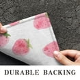 thumbnail image 6 of Red Strawberry Plants Fruit Pink Pattern Door Rugs,Washable Non Slip Door Mats Indoor,Decorative Door Mats,Entry Mat Indoor for Entrance,Bedroom,Kitchen,Bathroom,16"x47", 6 of 6