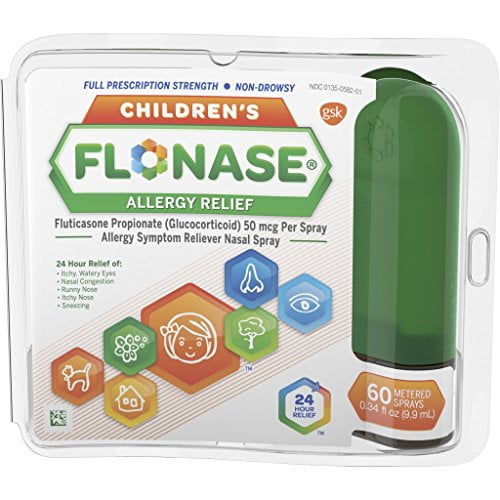 Flonase Childrens Allergy Relief Full Prescription Strength Nasal Spray