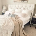 thumbnail image 5 of Stone Cottage Contemporary 200 Thread Count Pink Floral Cotton Sheet Set Queen, 5 of 6