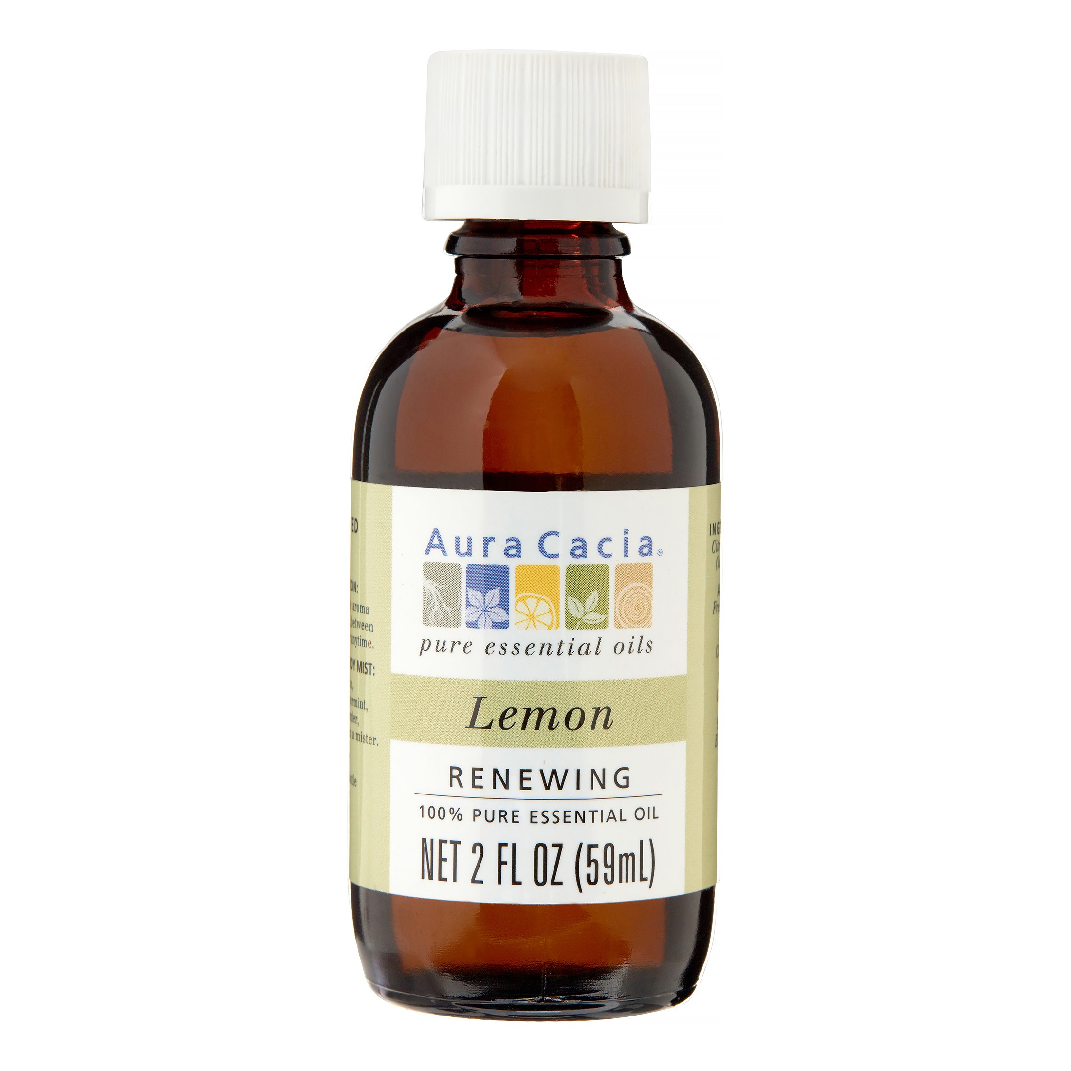 Aura Cacia Essential Oil - Lemon - 2 fl oz