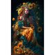 thumbnail image 1 of Kit de pintura por números DIY Flower Girl Oil Art Picture Craft Home Wall Decor(7) FLhrweasw Nuevo, 1 of 9
